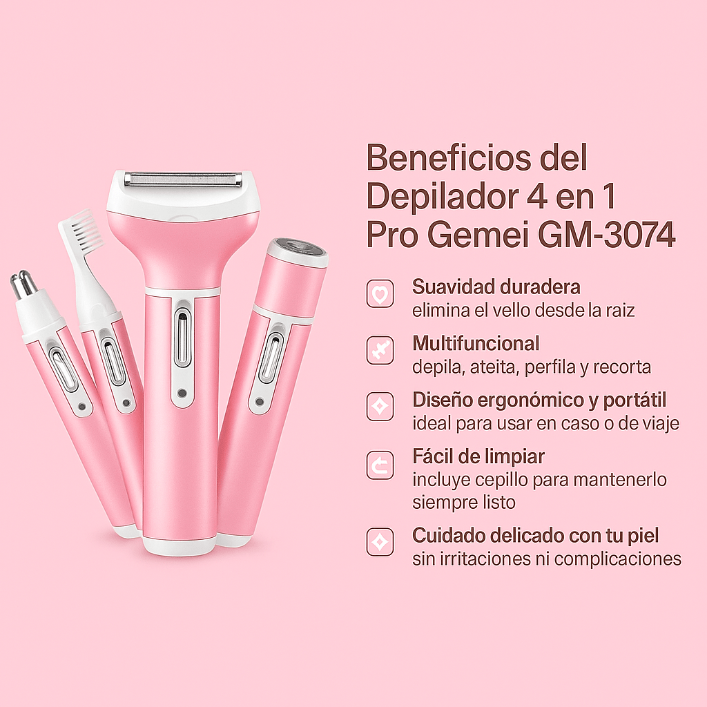 DEPILADOR GEMEI 4 EN 1®