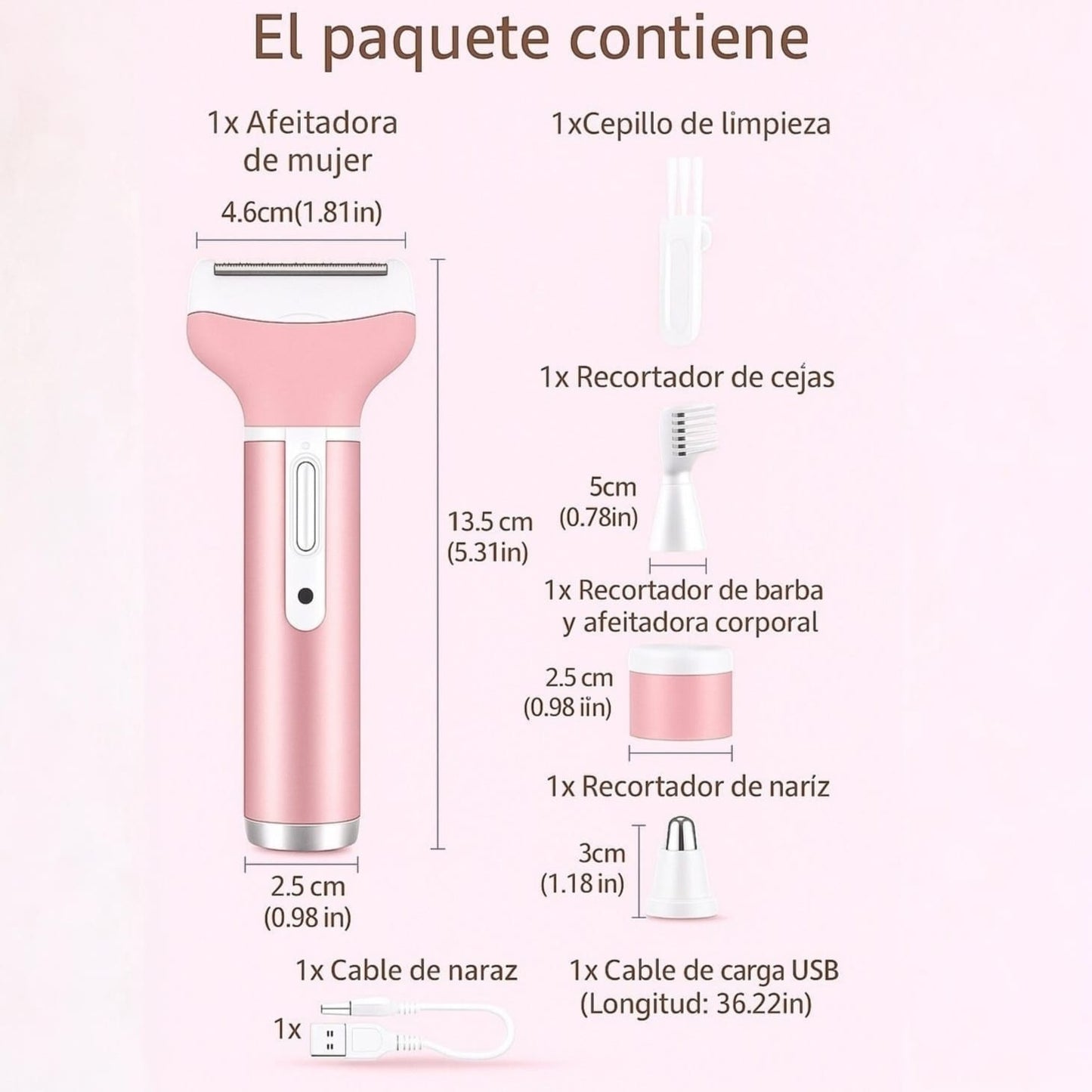 DEPILADOR GEMEI 4 EN 1®